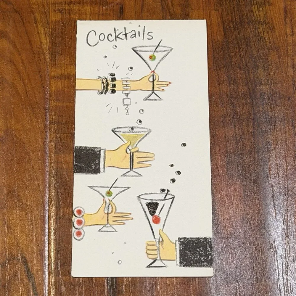 Lot of (34) Vintage Hallmark Slim Jims Cocktail Party Invitation Cards - Unused!